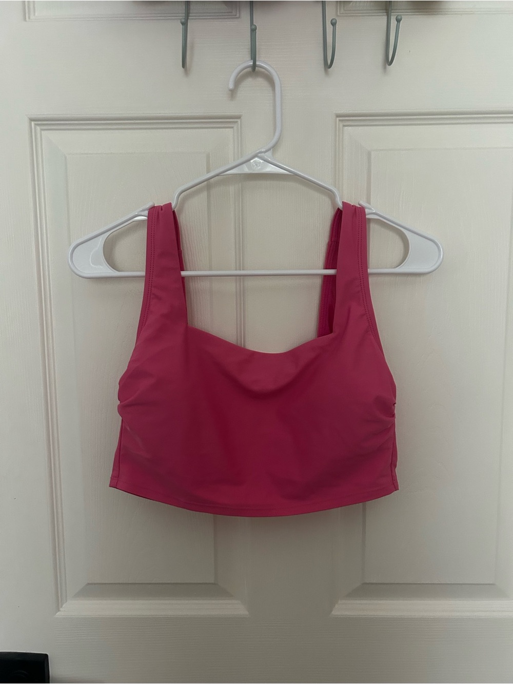 Shade & Shore, Hot Pink, Square Neck, Bikini Top